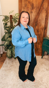 Tiffany Chambray Shirt | Blue