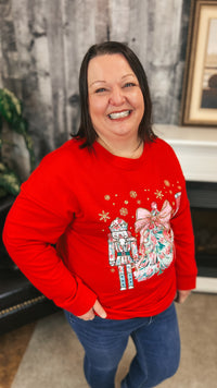 Nutcracker Christmas Sweater | Red