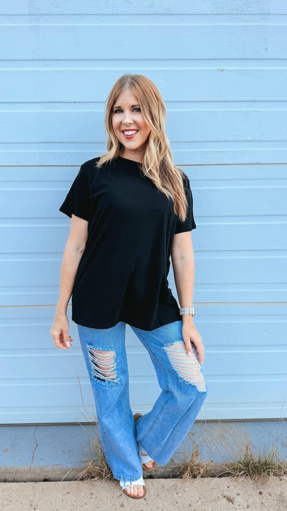 Julia Basic Tee | Black