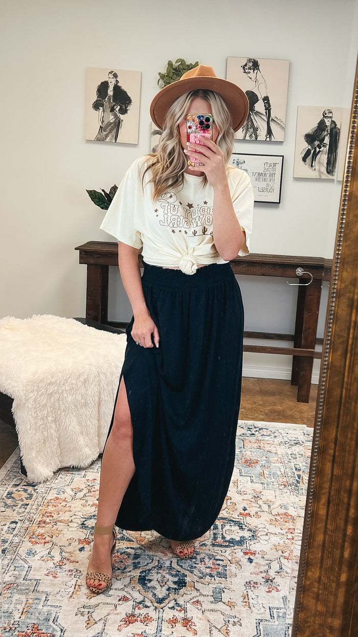 Michelle Maxi Skirt | Black
