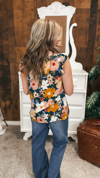 Eileen Floral Blouse | Green