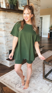Nic Short Set: Army Green