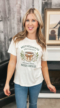 Motherhood Tee| Cream