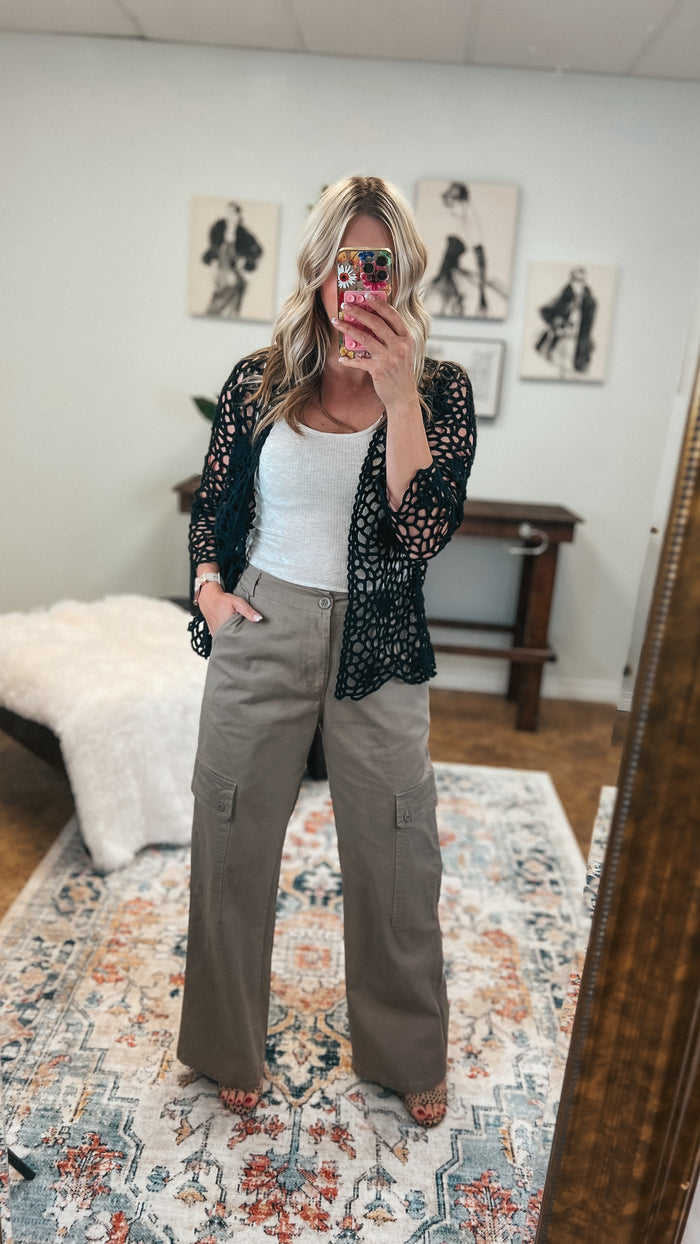 Rylyn Cargo Pants: Mocha *SALE*