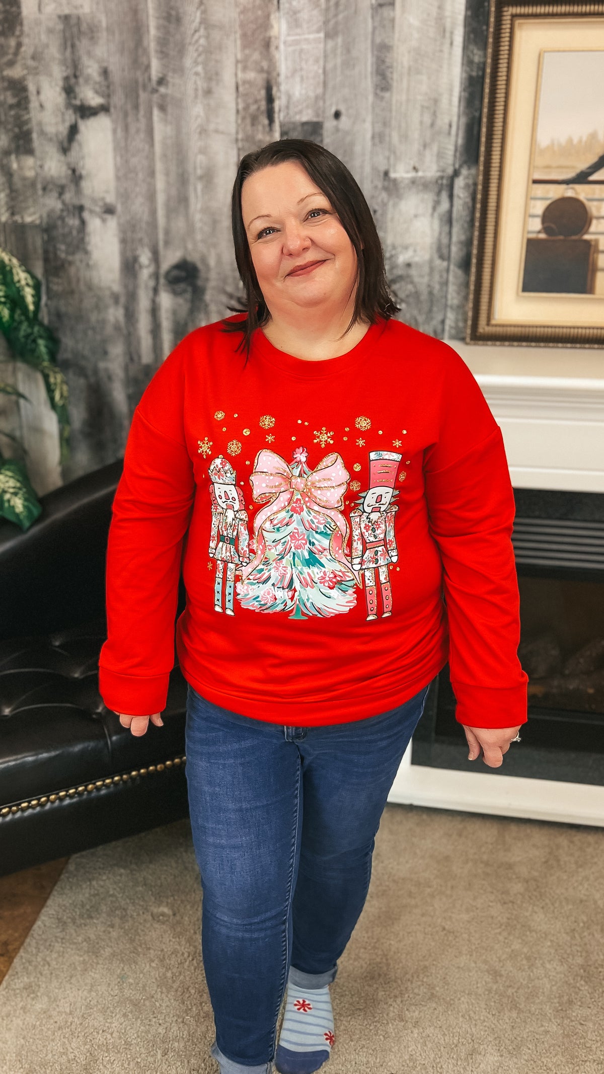 Nutcracker Christmas Sweater | Red