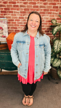 Kate Denim Jacket: Vintage Wash