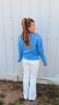 California Crewneck | Blue