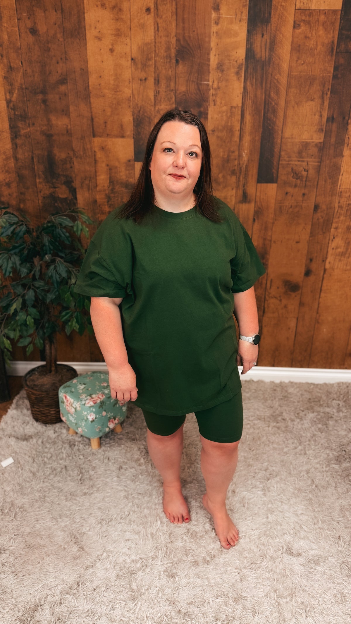 Nic Short Set: Army Green