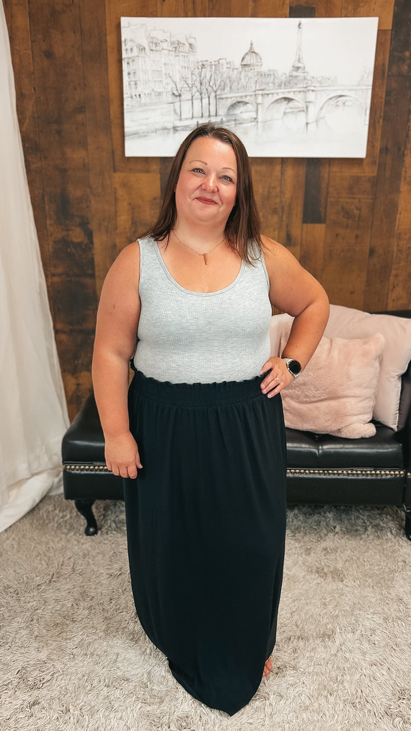 Michelle Maxi Skirt | Black