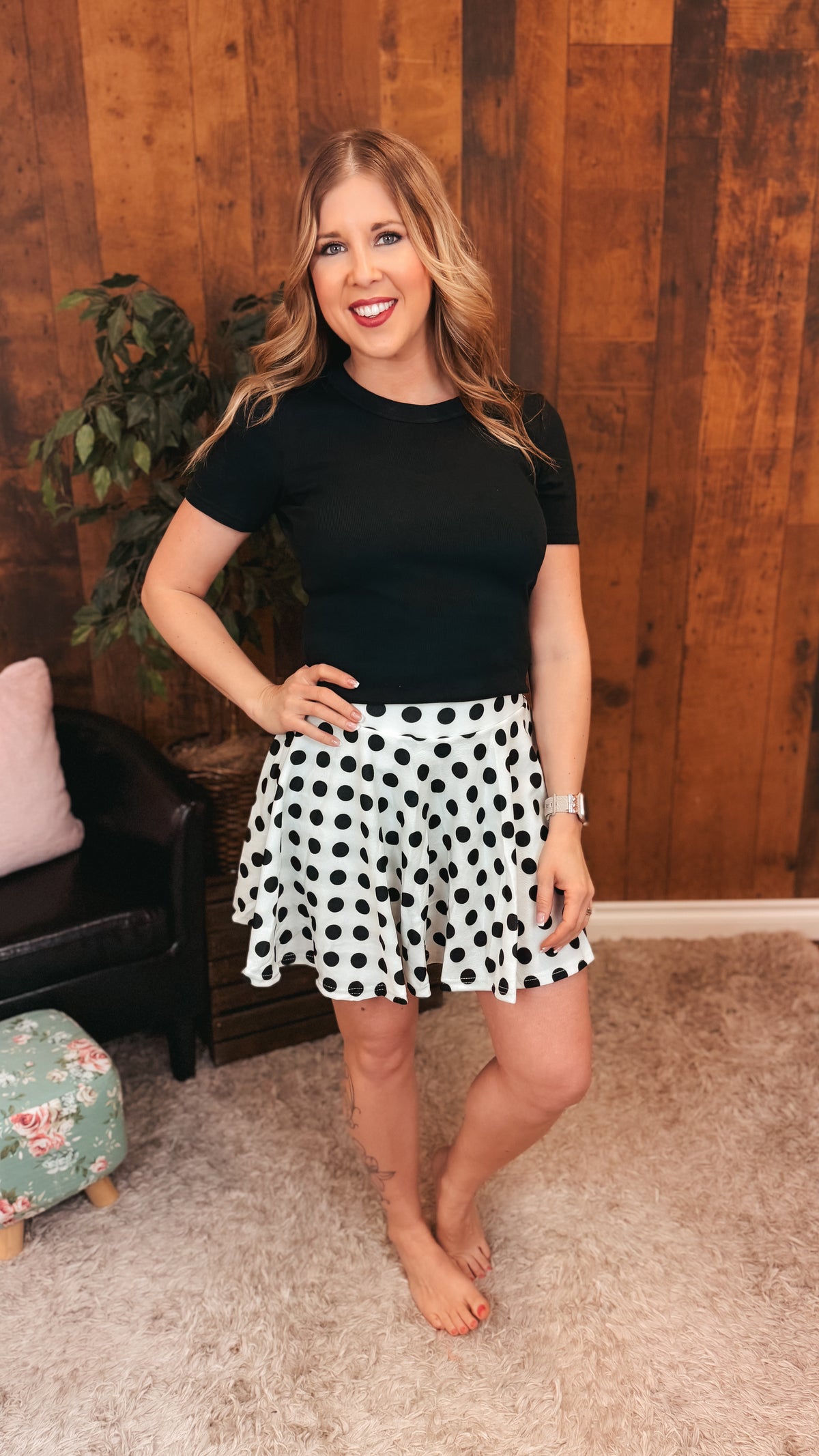 Cassandra Skort | Polka Dot