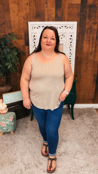 Morgan 2.0 Basic Tank Top | Mocha