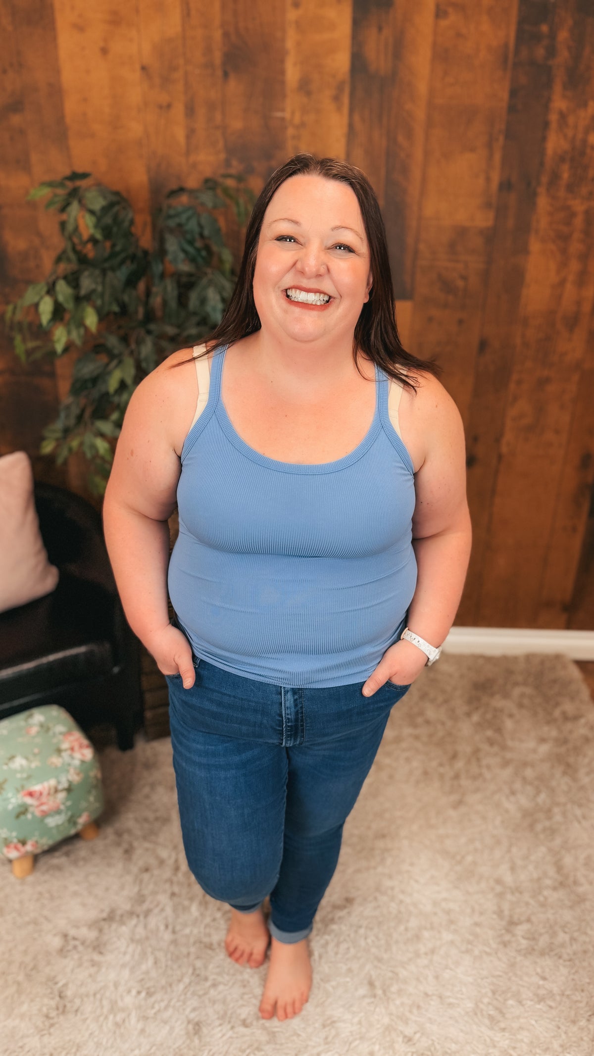 Sabrina Tank Top | Powder Blue