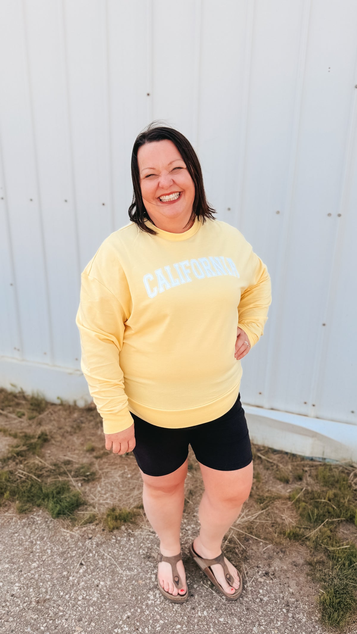 California Crewneck | Yellow