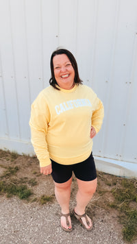 California Crewneck | Yellow