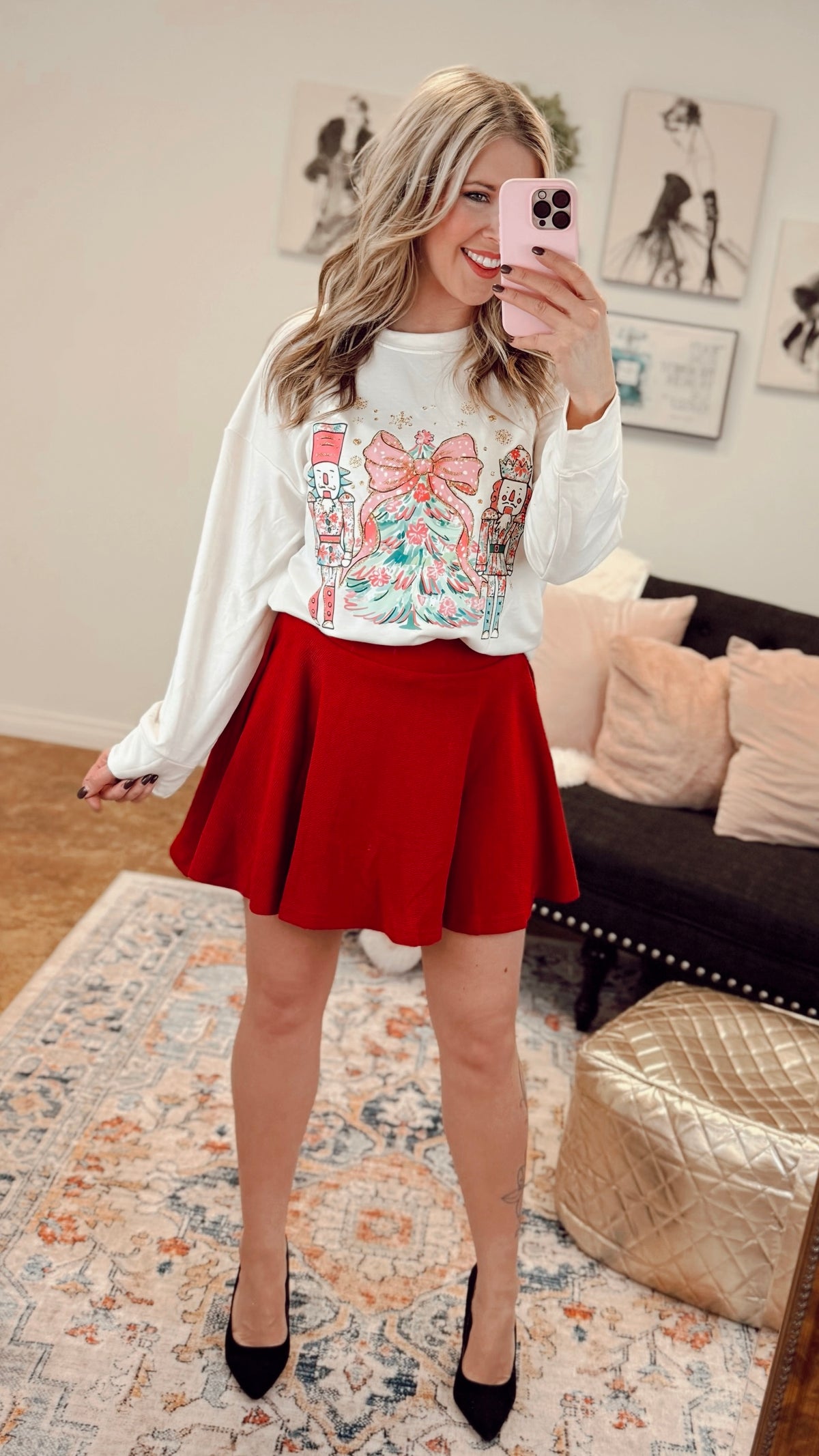 Nutcracker Christmas Sweater | Cream