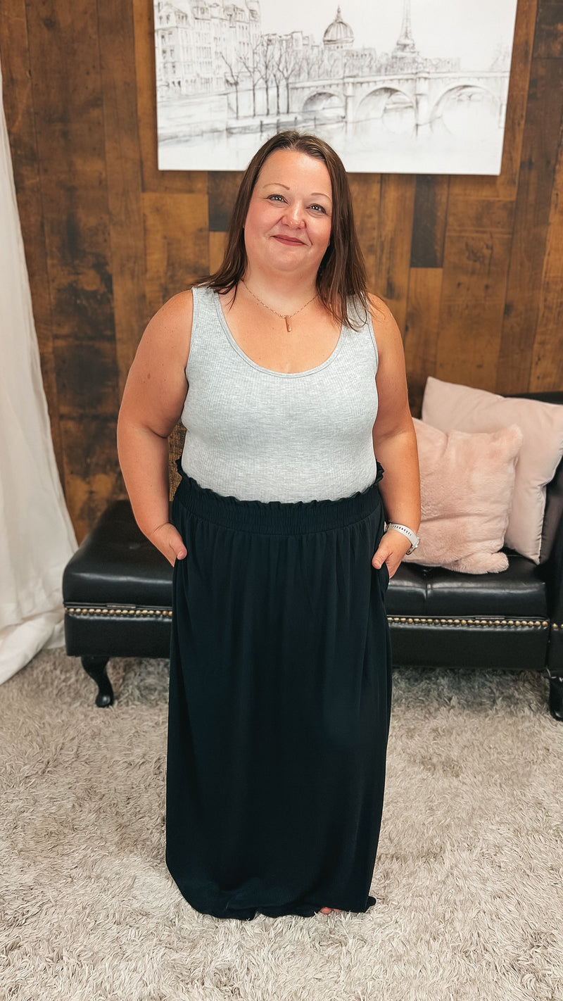 Michelle Maxi Skirt | Black