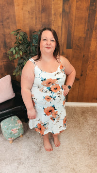 Julie Tunic Dress | White Floral