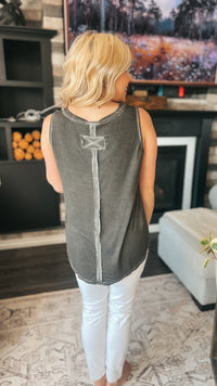Jodie Tank Top | Ash Black