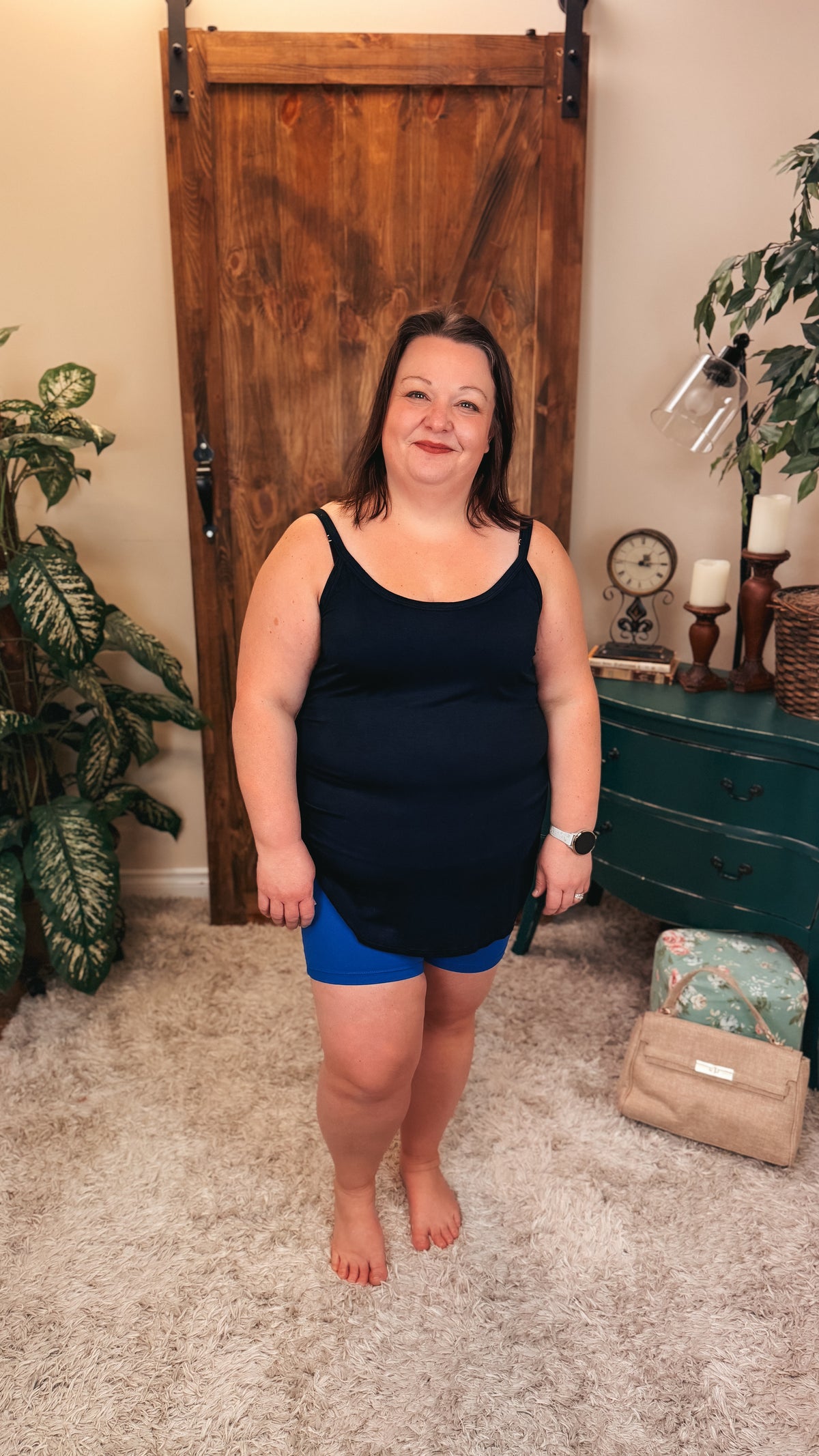 Christa Biker Shorts | Classic Blue