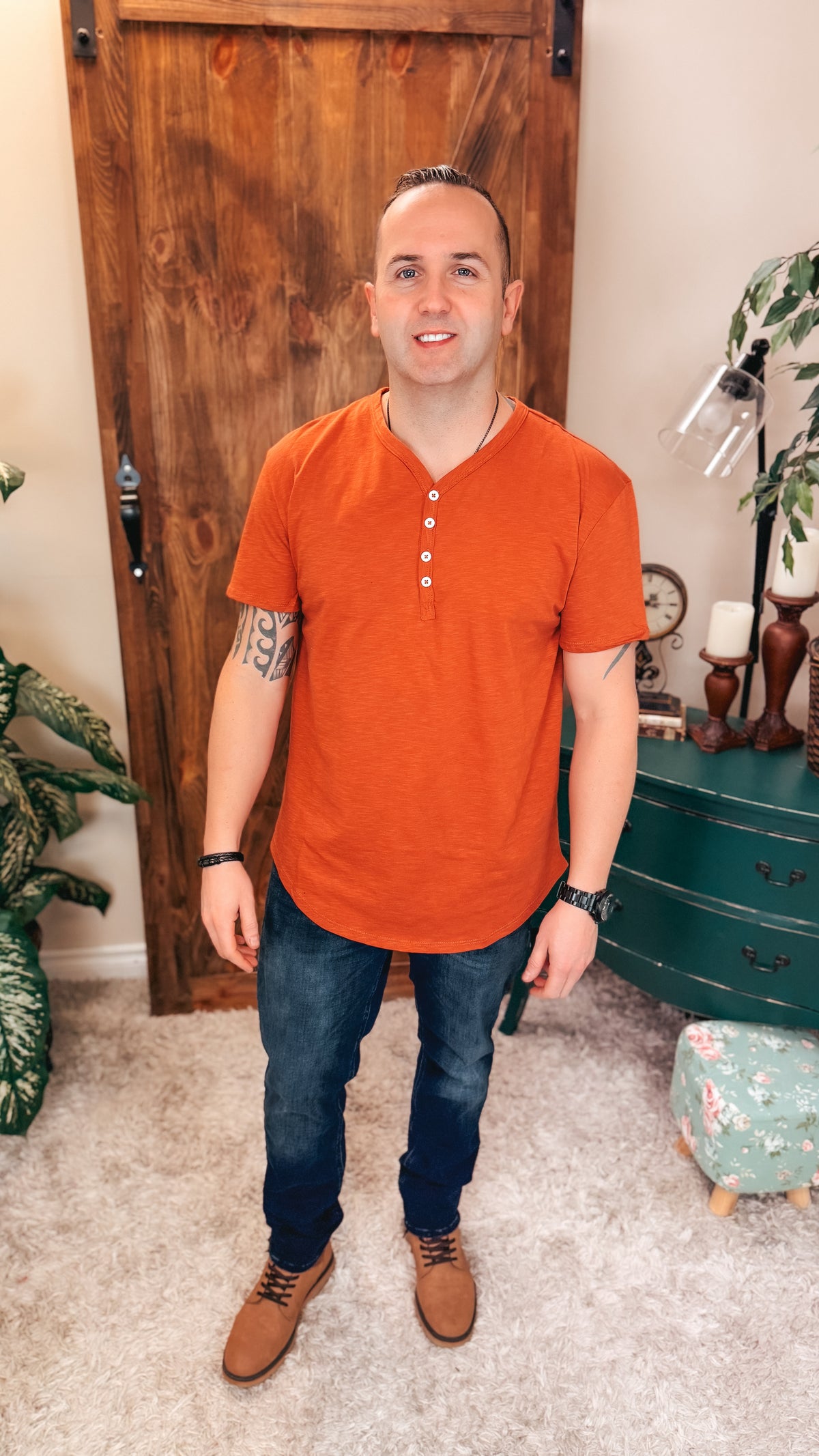 James Henley Tee: Camel