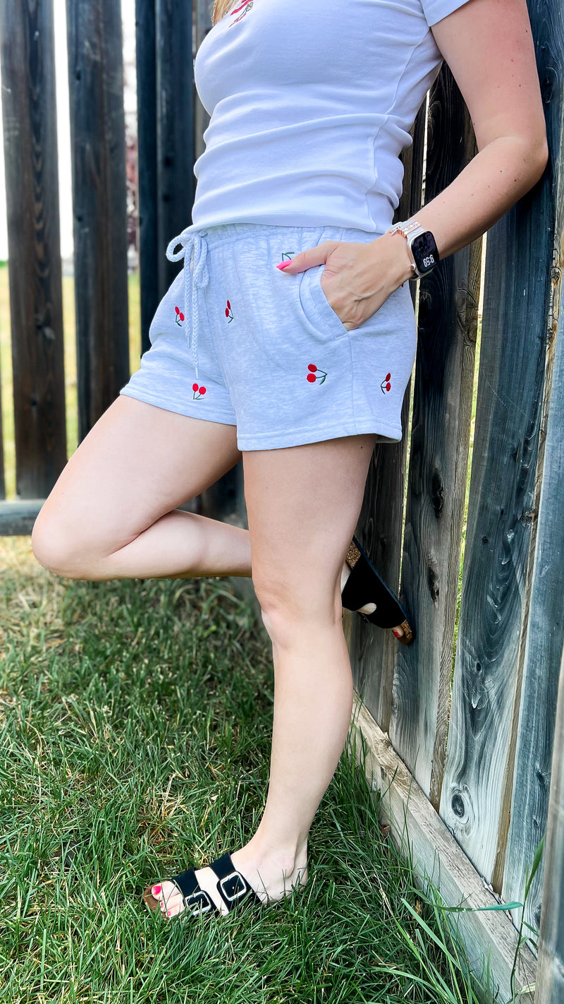Sarah | Cherry Lounge Shorts