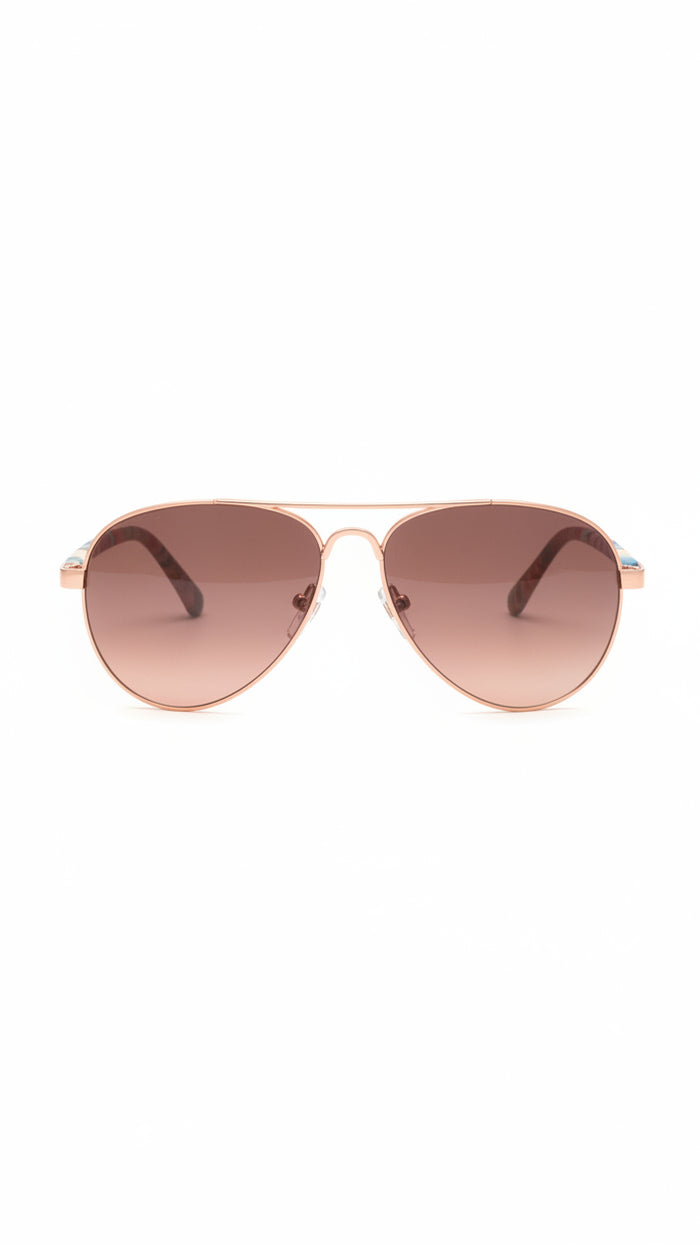 Floral Aviator Sunglasses & Case | Pink Floral