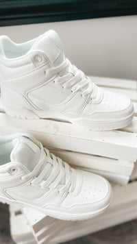 Serenity High Top Sneakers: White
