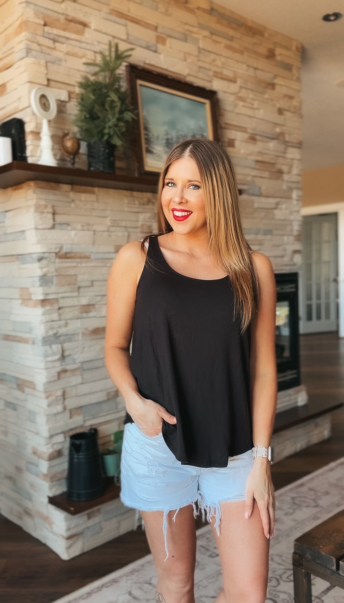 Morgan 2.0 Basic Tank Top | Black