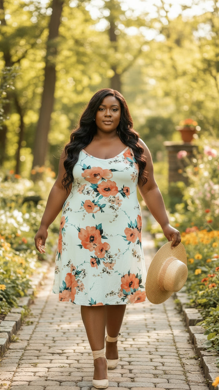 Julie Tunic Dress | White Floral