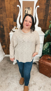 Kimberly Knit Top | Taupe