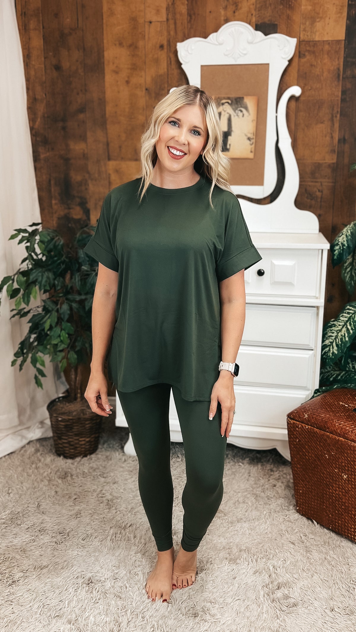Skylar Lounge Set 2.0: Dark Olive