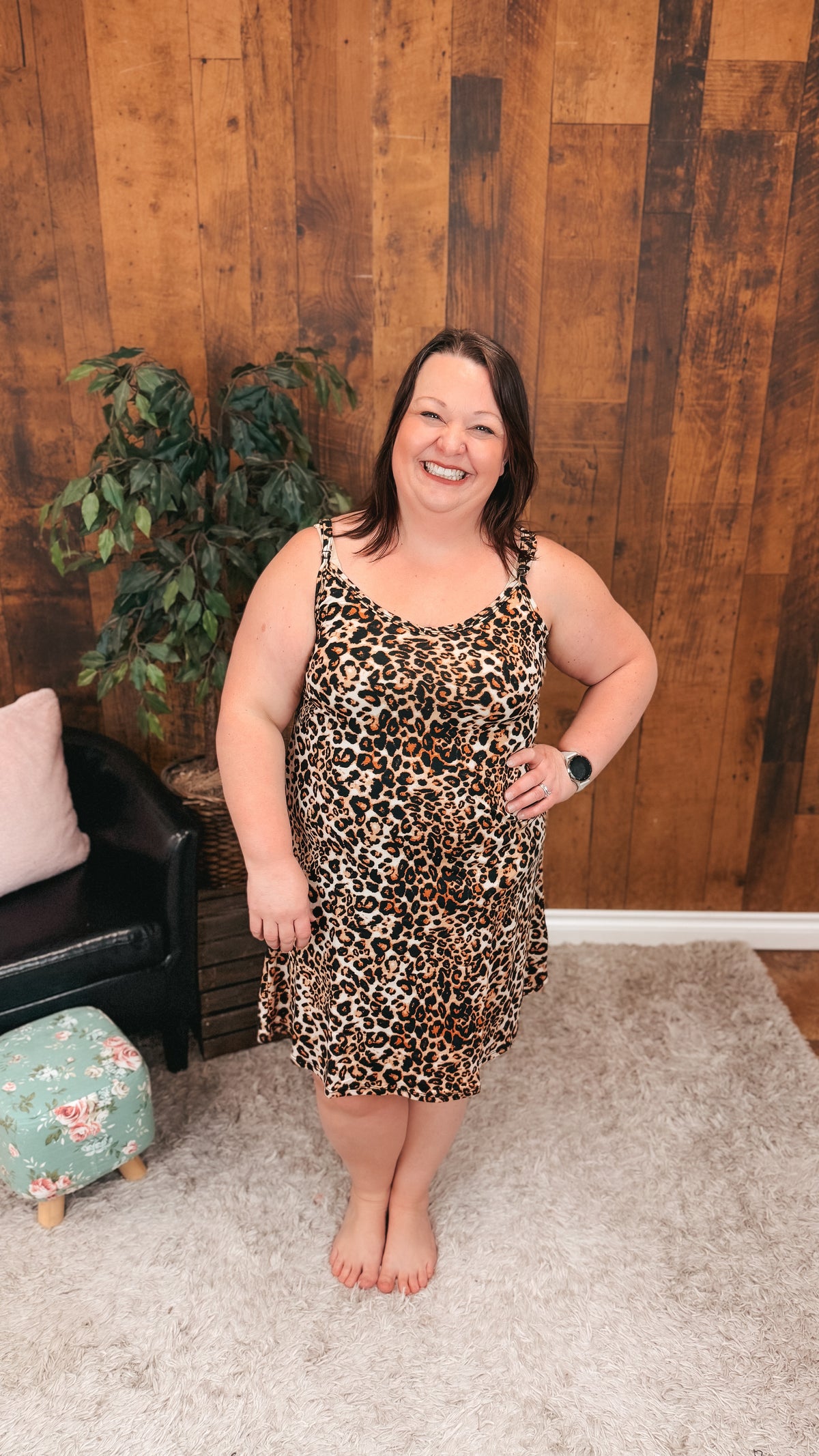 Julie Tunic Dress | Leopard