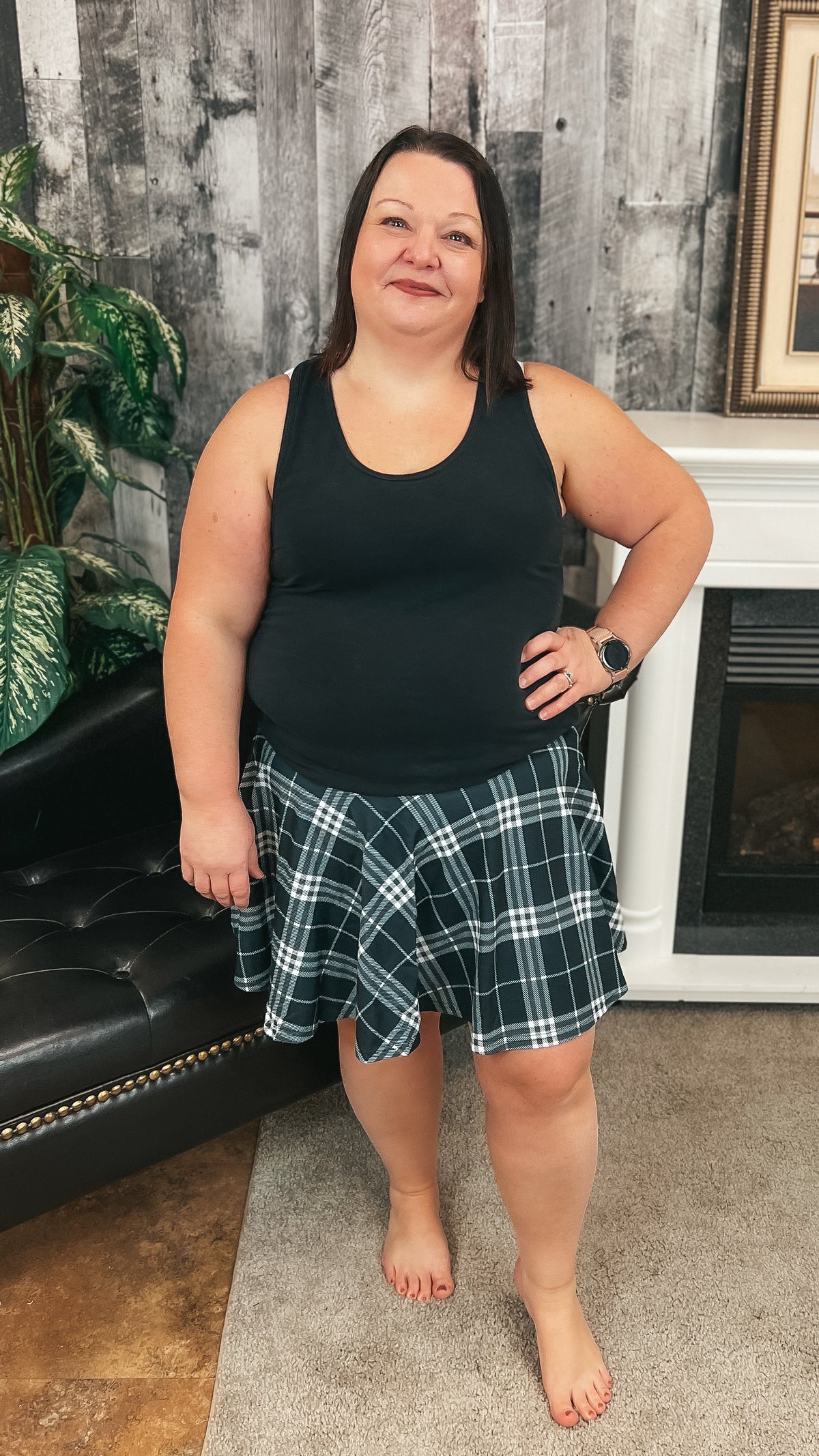 Cassandra Skort | Plaid