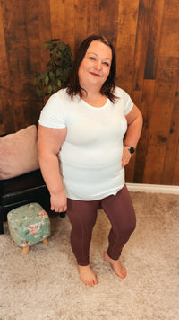 Zoey Athletic Leggings | Plum