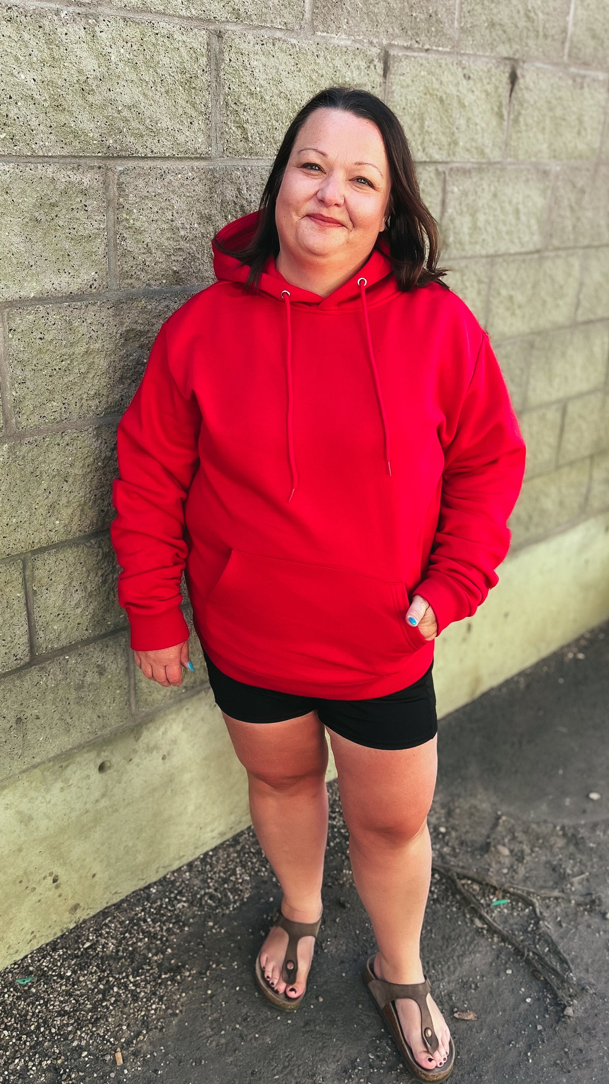 Riley Hoodie: Red