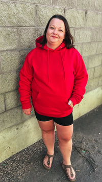 Riley Hoodie: Red