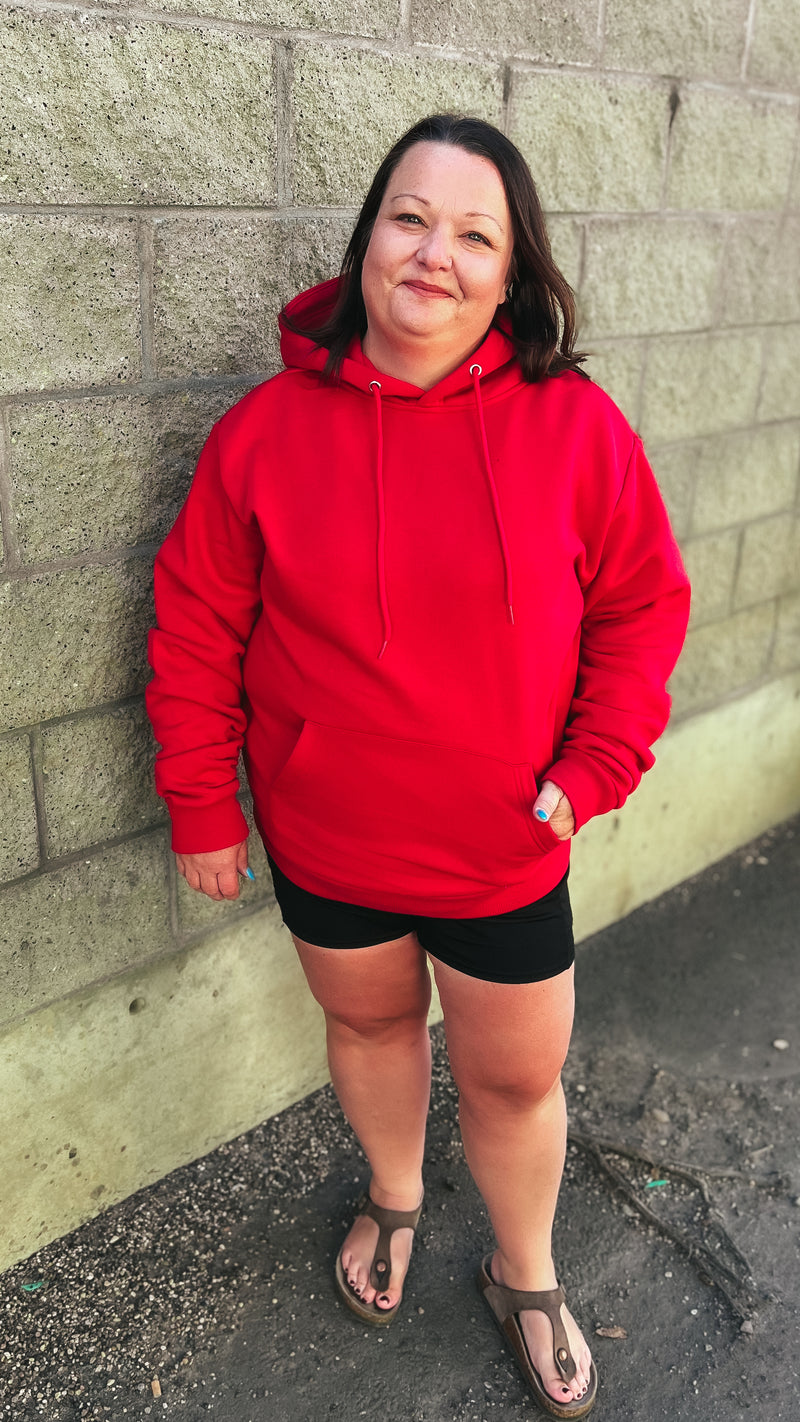 Riley Hoodie: Red