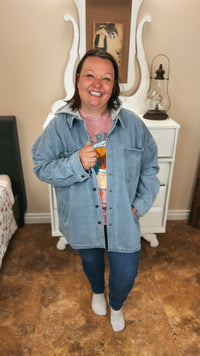 Memphis Hooded Denim Jacket