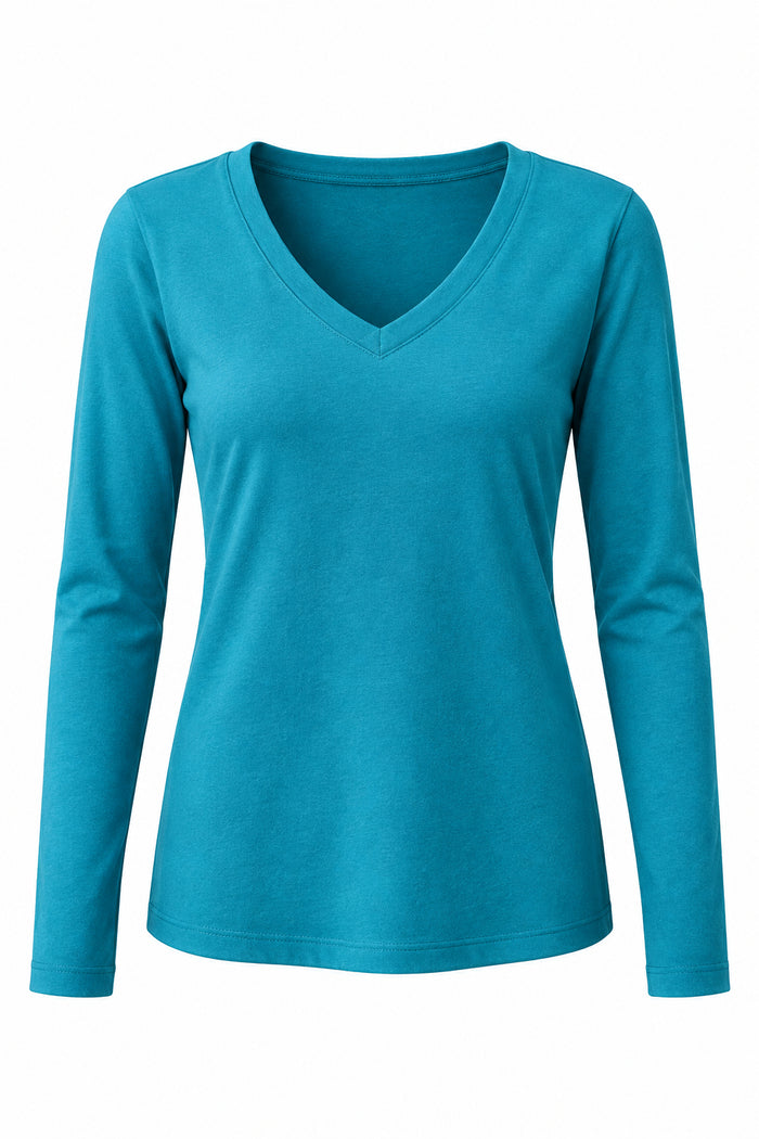 Kelsey Brushed Long Sleeve | Ocean Teal *FINAL FEW*
