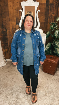 Tammy Denim Jacket | Medium Blue
