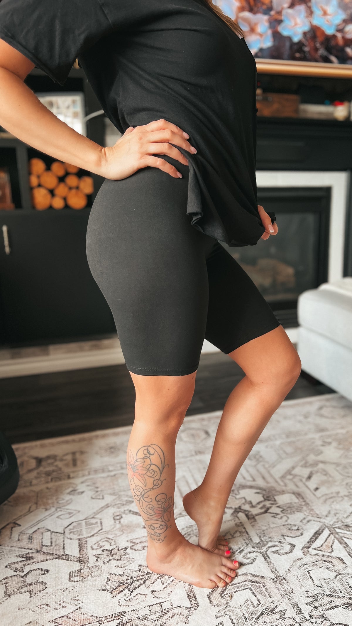McKenna Biker Shorts | Black