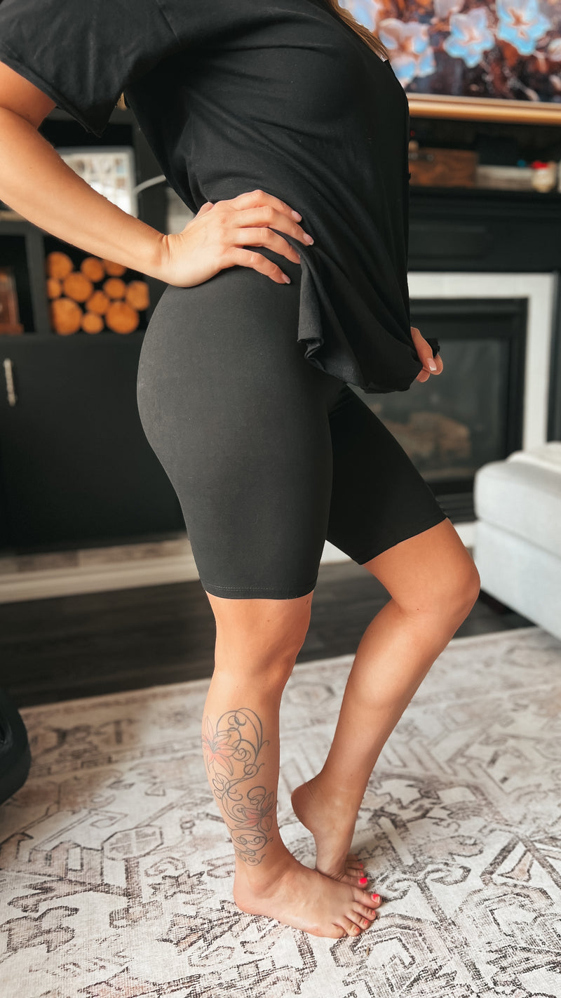 McKenna Biker Shorts | Black