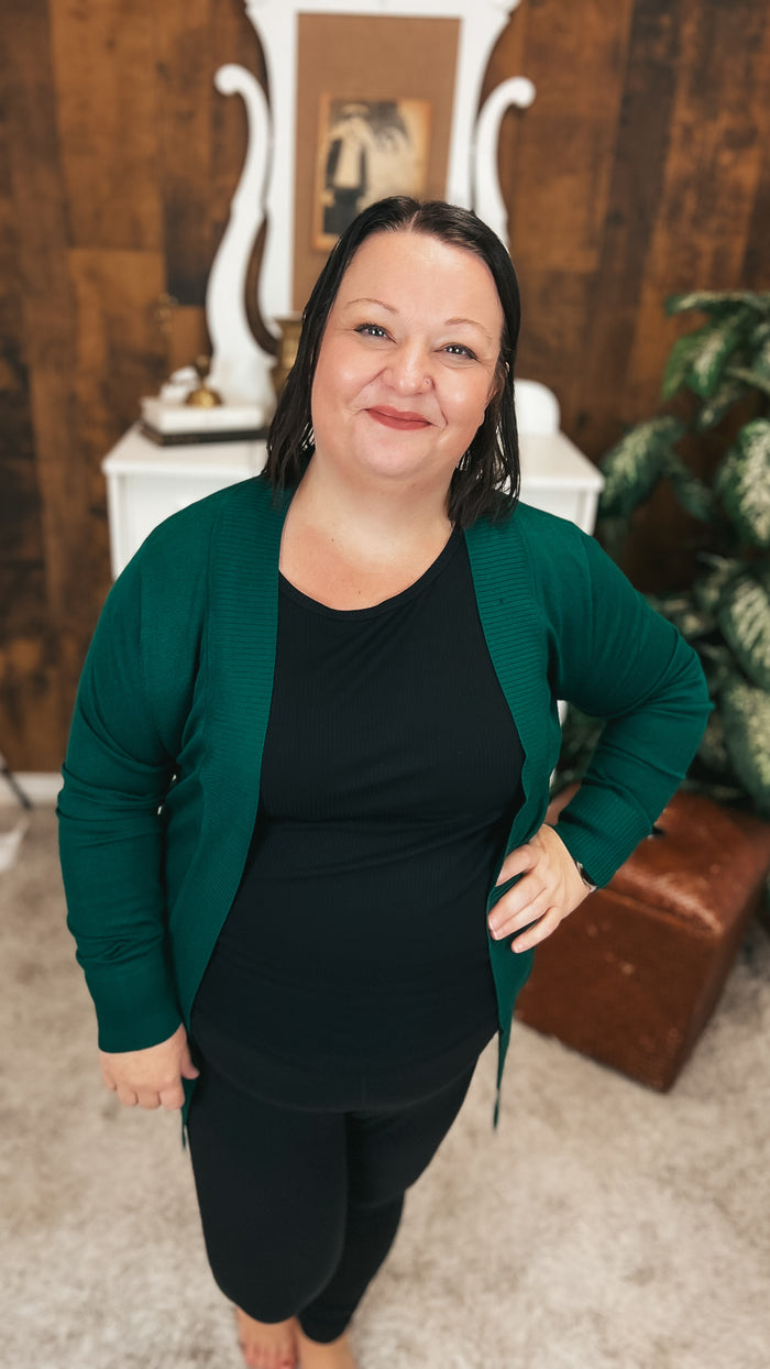 Sherry Cardigan 2.0 | Hunter Green