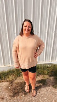 Kaylee Ottoman Top | Taupe