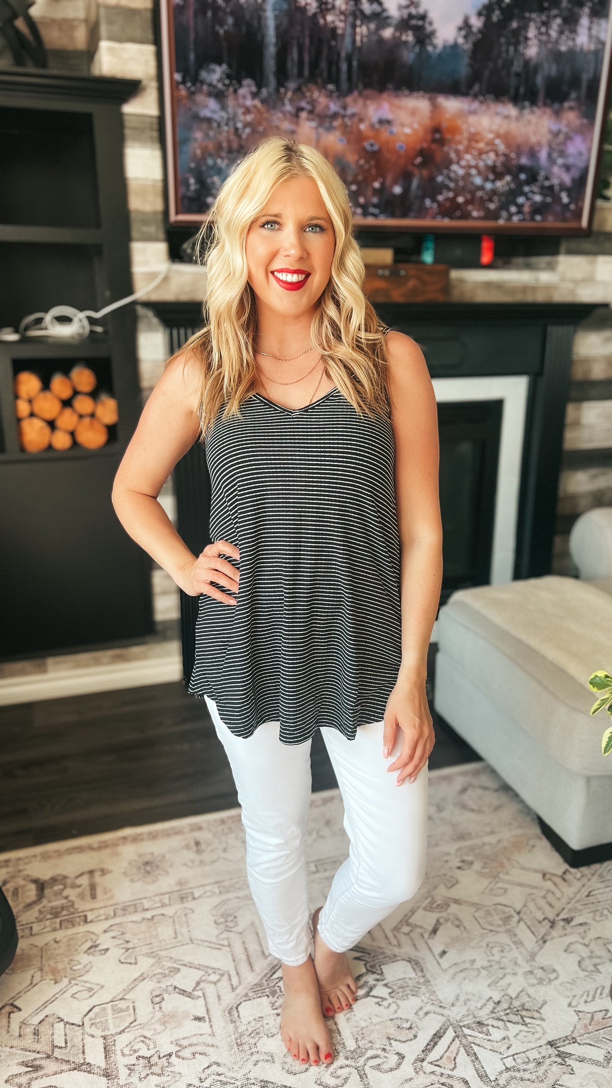 Calla Tank Top | Black
