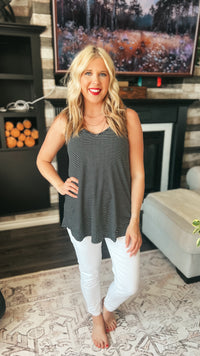 Calla Tank Top | Black