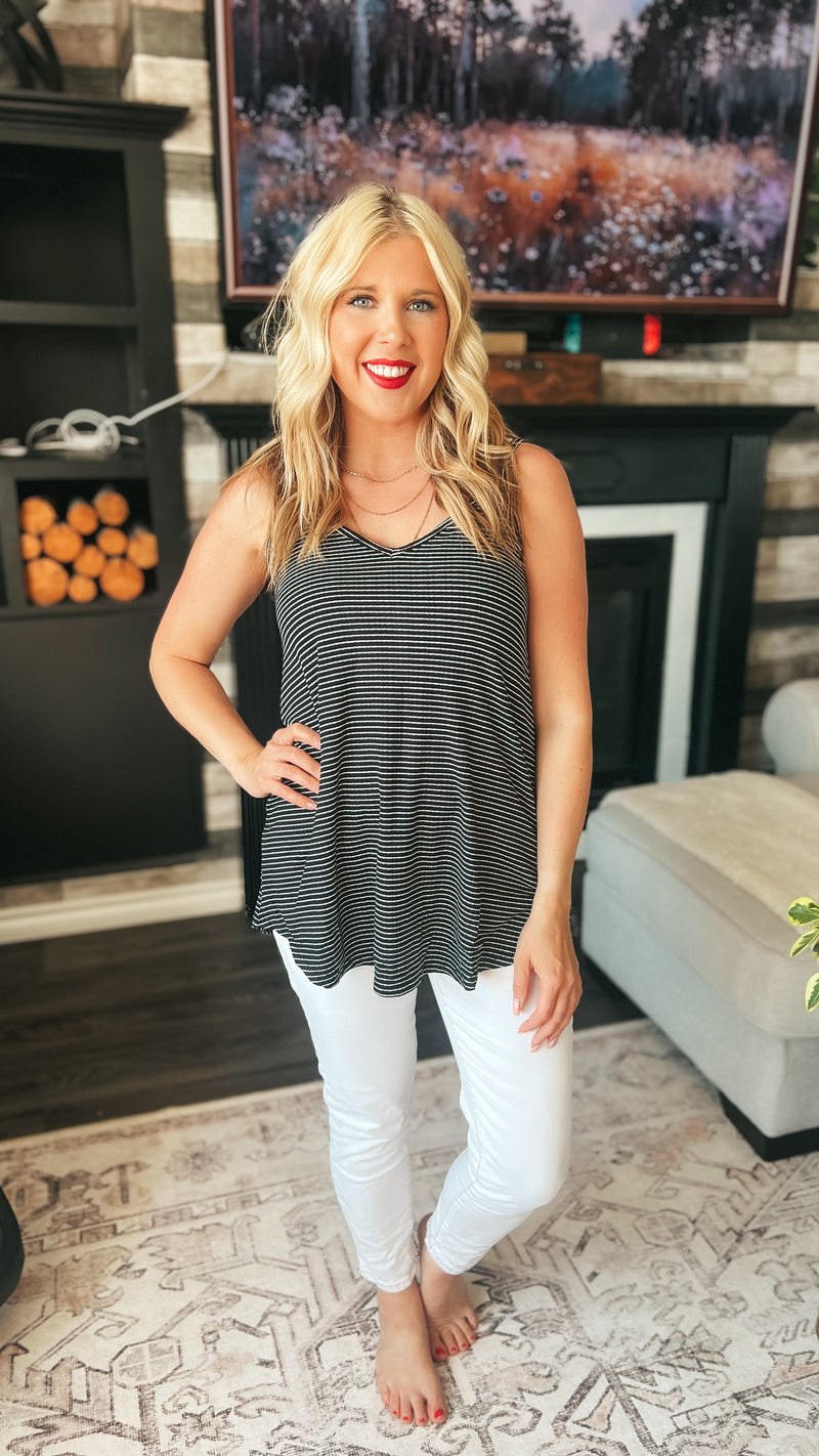 Calla Tank Top | Black