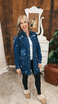Tammy Denim Jacket | Dark Blue