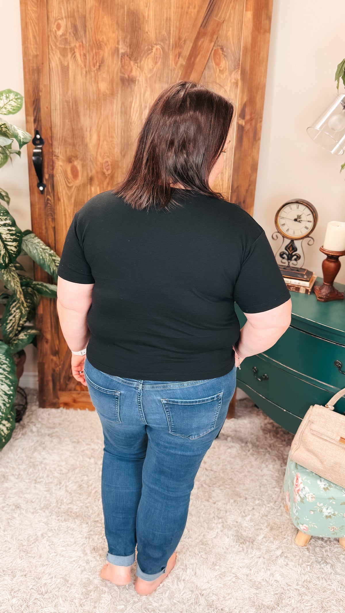 Michelle Basic Tee | Black