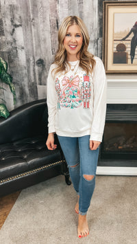 Nutcracker Christmas Sweater | Cream